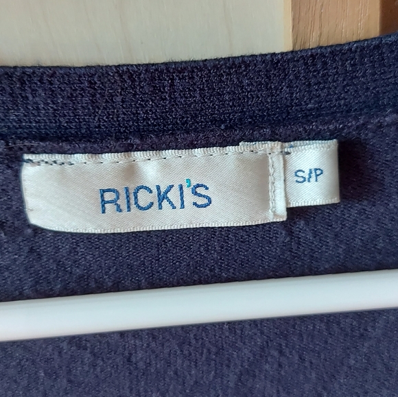 Dark navy sweater shirt - Picture 3 of 3